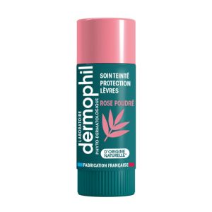 Dermophil Stick Lèvres Soin Teinté Rose Poudré 4g