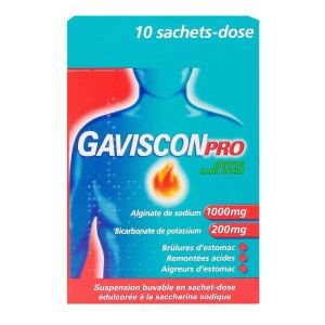 Gavisconpro Menthe 10 Sachets 10ml