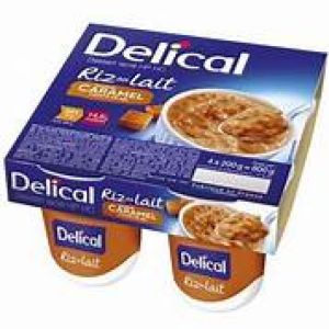 Delical Riz Au Lait Caramel 200g X4