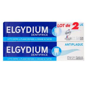 Elgydium Dent Antiplaq 75ml X2