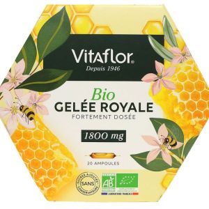 Vitaflor Bio Gelée Royal 1800mg 20 Ampoules