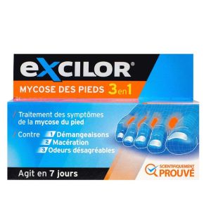 Excilor Mycose Pied 3en1 15ml
