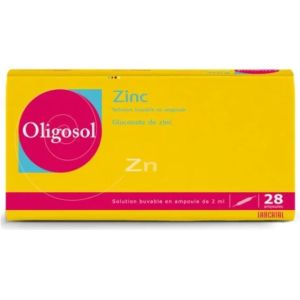 Oligosol Zinc 28 Ampoules 2ml