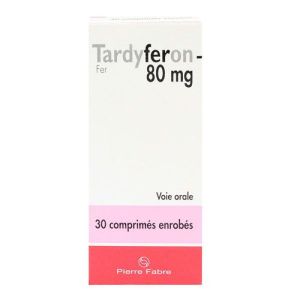 Tardyferon 80mg Cpr Enr B/30