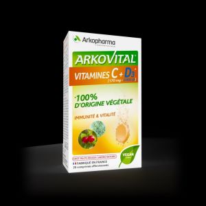 Arkovital Vit D3+ Vit C 20 Cpr Effervescent