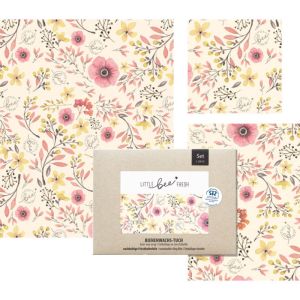 Emballage Cire D'abeille Rose réutilisable 3 tailles