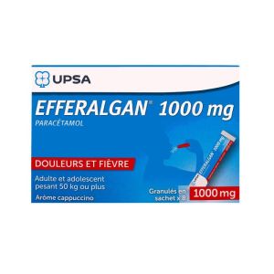 Efferalgan 1g Cappuccino 8 Sachets