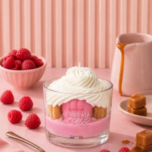 Bougie pâtisserie Tarte à la crème