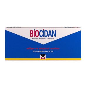 Biocidan 0,025% Collyre 10unid