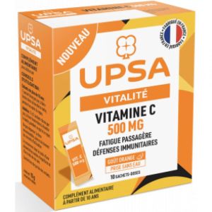 Vitamine C 500mg Upsa 10 sachets-doses