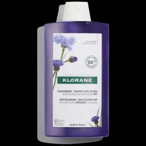 Klorane Shampoing Centaurée cheveux blond/gris Fl 400ml
