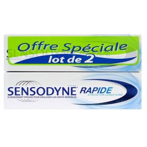 Sensodyne Dent Rapide 75ml X2