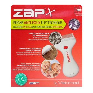 Zap'x Peigne Anti-poux Electrique
