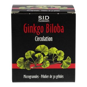 Ginkgo Biloba 30 Gelules Sidn