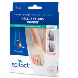 ORTHÈSE CORRECTIVE HALLUX VALGUS « OIGNON » JOUR L