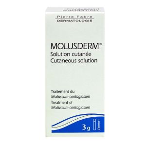 Molusderm Sol Cutane Fl 3g