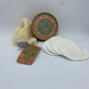 Pochon Nettoyant -  Démaquillant solide & Lingettes Lavables