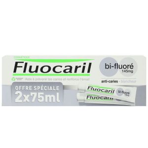 Fluocaril Bi-fluore Blancheur Menthe 2X75ml