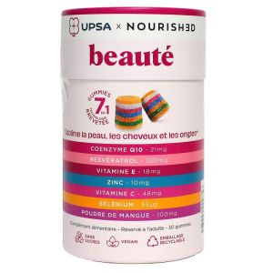 Upsa Nourished Beauté 7 en 1 30 Gummies