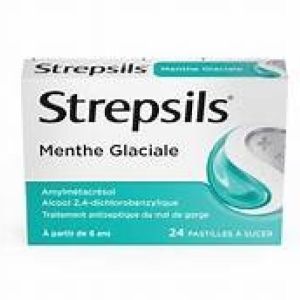 Strepsils Menthe Glaciale 24 pastilles