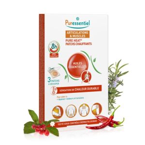Patchs chauffants Pure Heat Articulations & Muscles 8H00