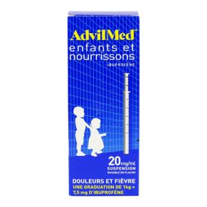 Advil 100mg Susp Ped Fl/200ml