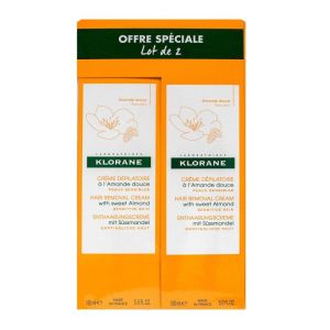 Klorane Crème Dépilatoire 150mlx2