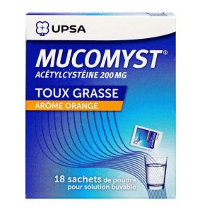Mucomyst 200mg Pdr Subu 18sach