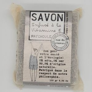 Savon végétal à la vit.E - Patchouli - 100gr