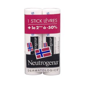 Neutrogena Stick Levre 4,8g X2