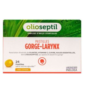Olioseptil Miel Citron 24 Pastilles
