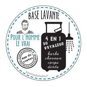 Base Lavante Du Voyageur 4en1 barbe, cheveux, corps et dents 60gr