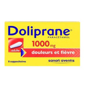 Doliprane 1g Suppo Adulte Boite de 8
