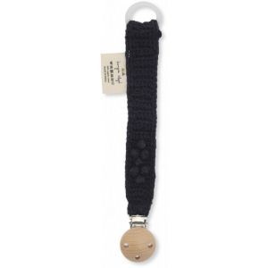 Attache Sucette Konges Tricot navy