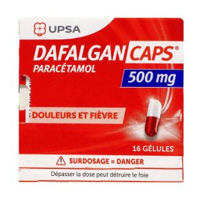 Dafalgancaps 500mg 16 Gélules