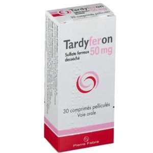 Tardyferon 50mg Cpr 30