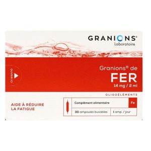 Granions De Fer Solution Buvable 30 ampoule/2ml