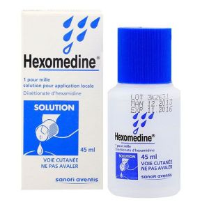 Hexomedine 0,1% S A Loc Fl/45m