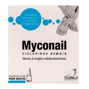 Myconail 80mg/g Vernis Médicament Flacon 3.3 ml