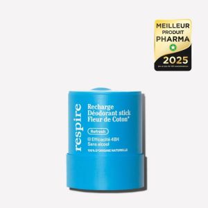 Respire Deo Recharge Stick Fleur de Coton 50g