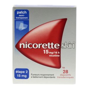 Nicoretteskin 15mg/16h D/trans