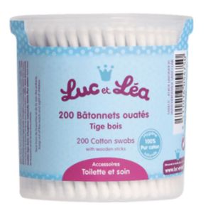 Batonnet Luc Ouate Tige Bois 200 bâtonnets