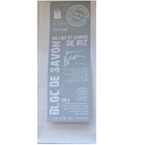 Bloc Savon Lait Grains De Riz Mas du Roseau 130gr