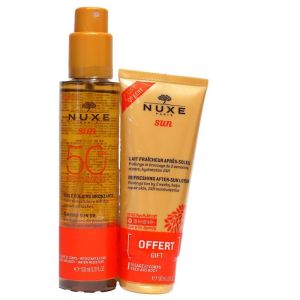 Nuxe Sun Huile solaire Spf50 150ml +après-solaire offert