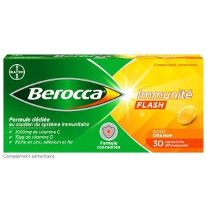 Berocca Immunité Flash 30 Cpr Effervescents