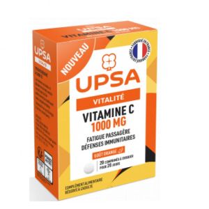 Vitamine C 1000mg Upsa Cpr Croquer 20