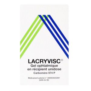 Lacryvisc 0,3% Gel Opht 30unid