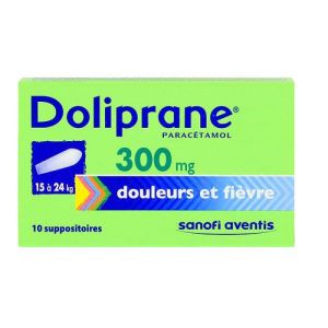 Doliprane 300mg Suppo B/10