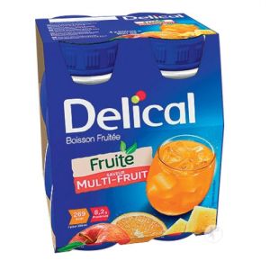 Delical Boisson Multi-fruit 4X200mL