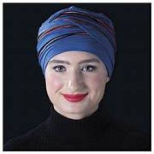 Turban Doris Bleu Ocean